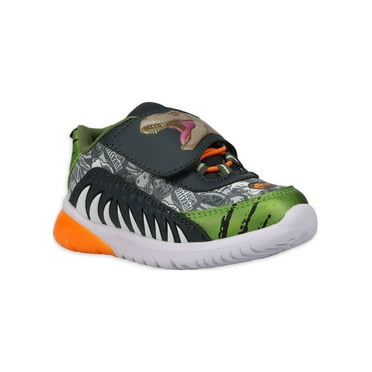 Jurassic World Toddler Boys Light-up Athletic Sneakers, Sizes 8-13