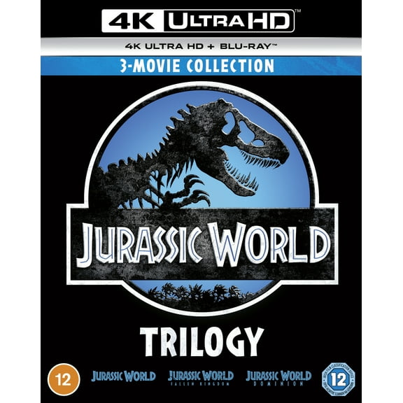 Jurassic World Trilogy 4K Ultra HD + Blu-Ray Region Free World Trilogy