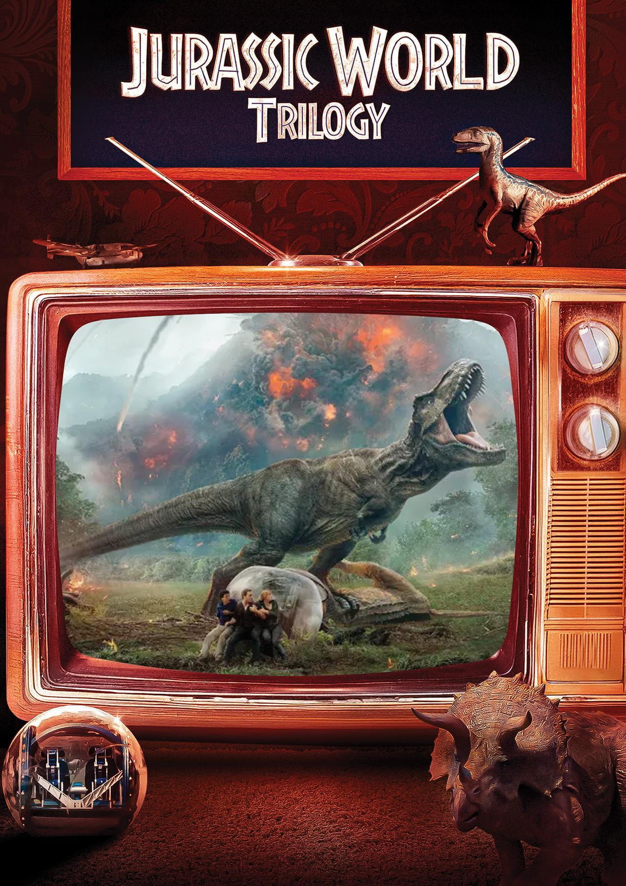 Jurassic World Trilogy (Jurassic World / Jurassic World: Fallen Kingdom / Jurassic World Dominion) (DVD), Action, Universal