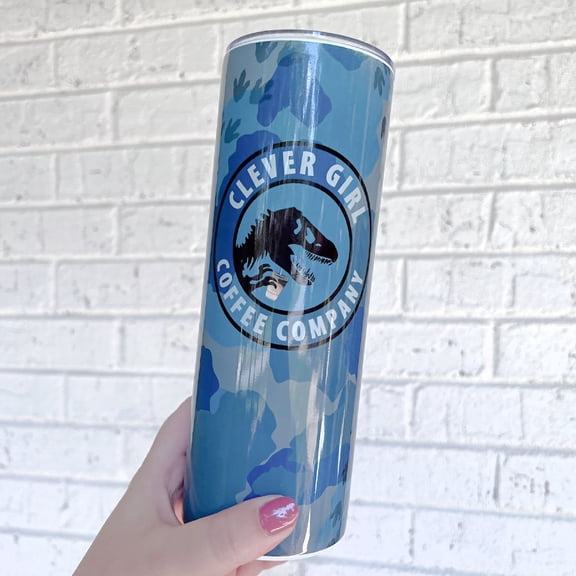 Jurassic World Tumbler Cup | Tumbler | Jurassic World Starbucks Cup | Tumbler for Hot & Cold Drinks | Dinosaur Tumbler, 20 oz