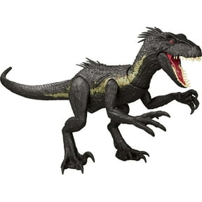 Jurassic World Ultimate Damage Indoraptor Dinosaur Toy Figure, Damage, Light & Sound Toy