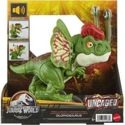 Mattel Jurassic World Uncaged Dinosaur Toy, Fierce Launchin Dilophosaurus