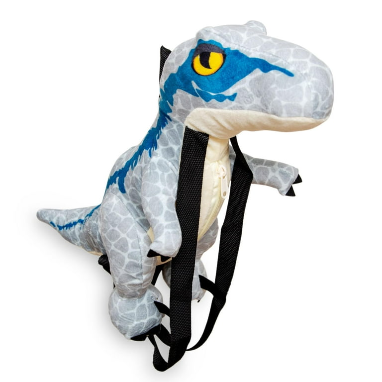 Jurassic World Velociraptor Blue 17-Inch Plush Backpack - Walmart.com