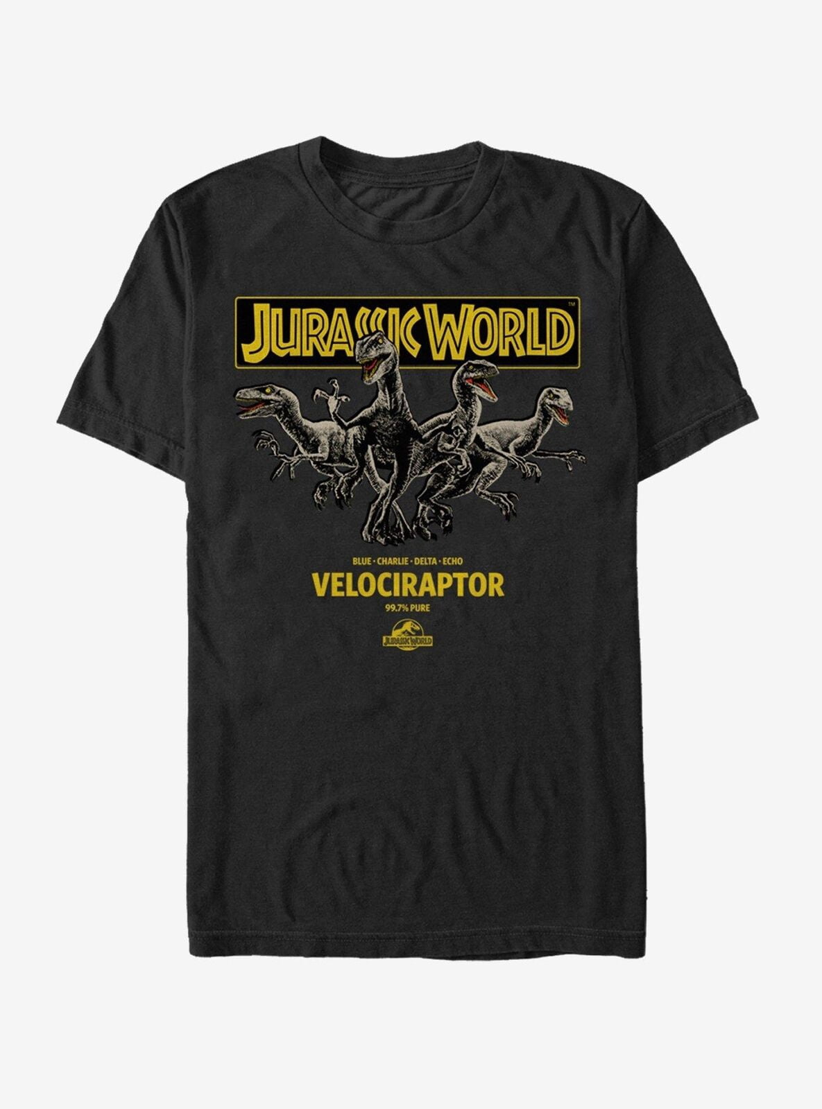 T-Shirt Jurassic World Malta Crew Per Bambini E Ragazzi - Maniche Corte - 100% Poliestere - Colore Antracite Mélange - 2