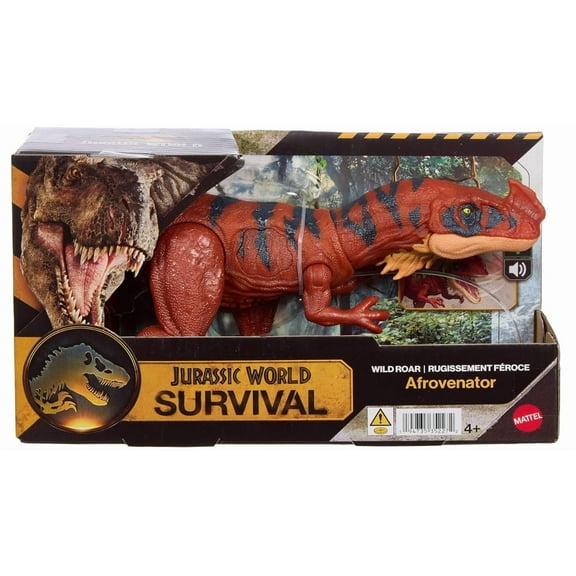 Jurassic World Wild Roar Afrovenator Dinosaur Figure