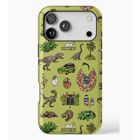 Jurassic pattern lighter M2147, Protective Case for iPhone 17 16 15 14 13 12 11 Pro Max – Modern Unisex Style