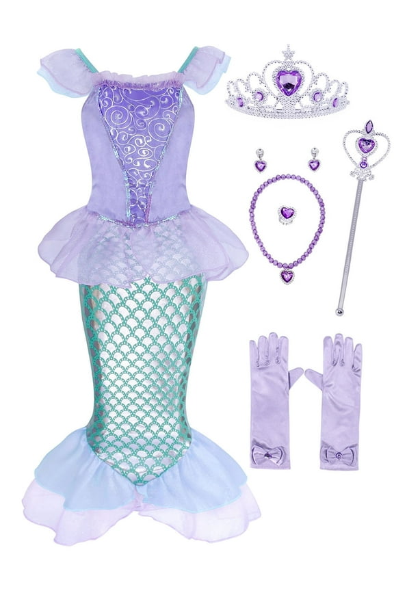 Princess Dresses for Girl up Halloween Costume up Kids Birthday Party Cosplay Role Play Clothes Tween 100 cm 2-3 Years