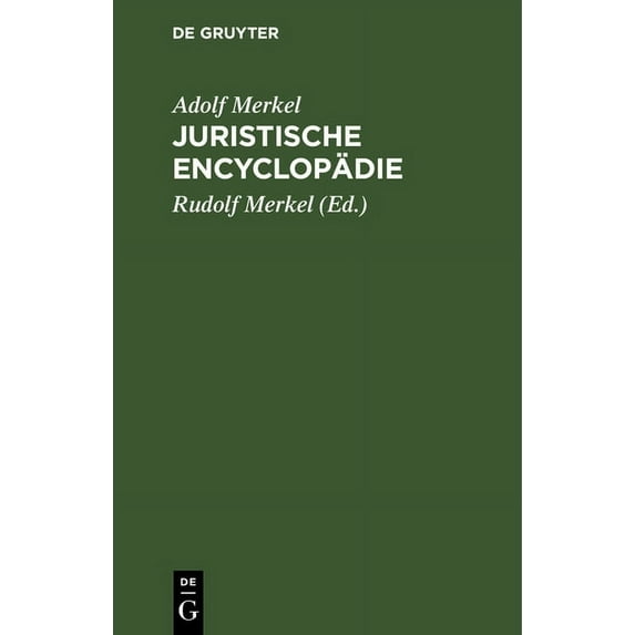 Juristische Encyclopädie, (Hardcover)