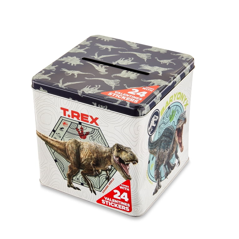 Jurrasic World Kiddie Mailbox, 1 Count, with Stickers, With Slot