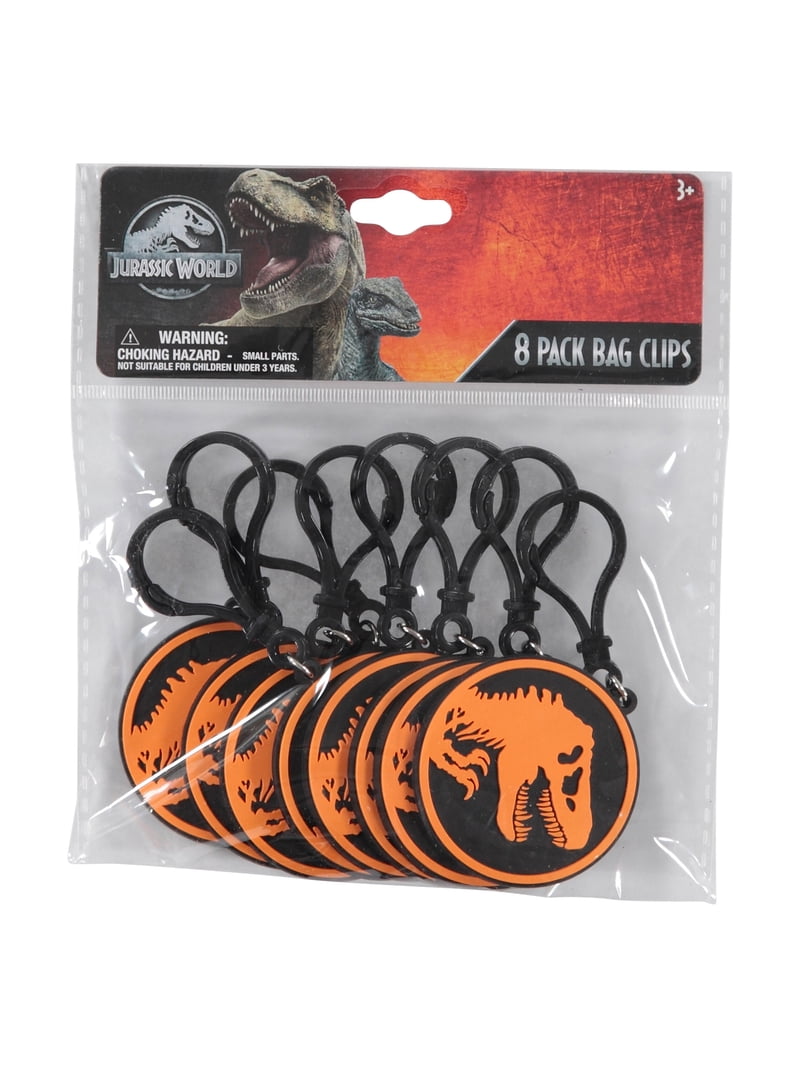Jurrasic World Rubber Keychains, Party Favor 8 Pack - Walmart.com