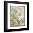 thumbnail image 1 of Jurriaan Andriessen 17x24 Black Modern Framed Museum Art Print Titled - Landscape with Waterfall (1752 - 1819), 1 of 5