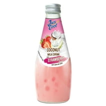 Jus Cool Coconut Milk with Strawberry Flavor 9.8 fl oz pack of 24