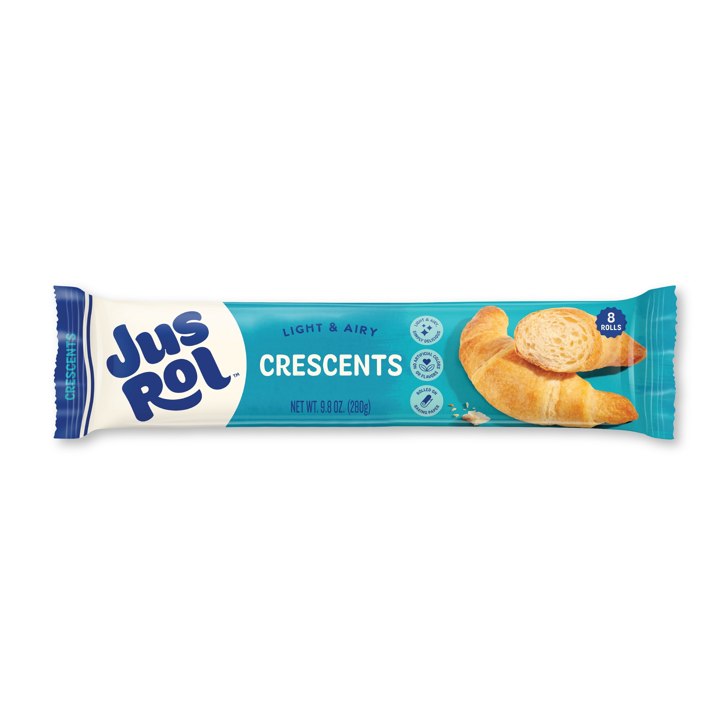 <Telo> CRESCENT クレセント Jus-Rol Crescent Pre-Rolled Refrigerated Dough, 9.8 oz (8 Ct