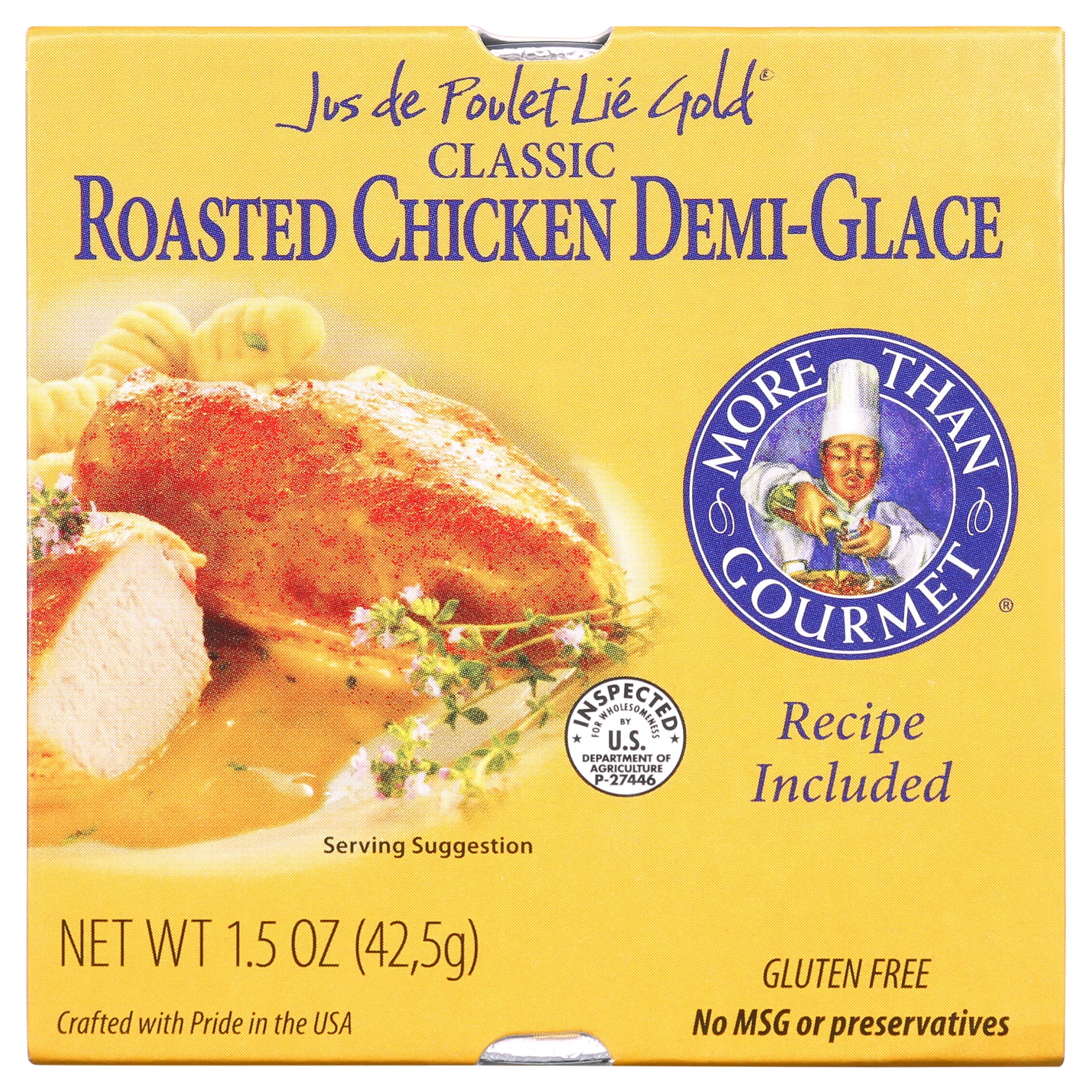Jus de Poulet Lie Gold (Classic Roasted Chicken DemiGlace) 1.5oz