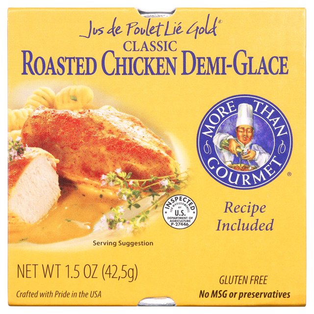 Jus de Poulet Lie Gold (Classic Roasted Chicken DemiGlace) 1.5oz