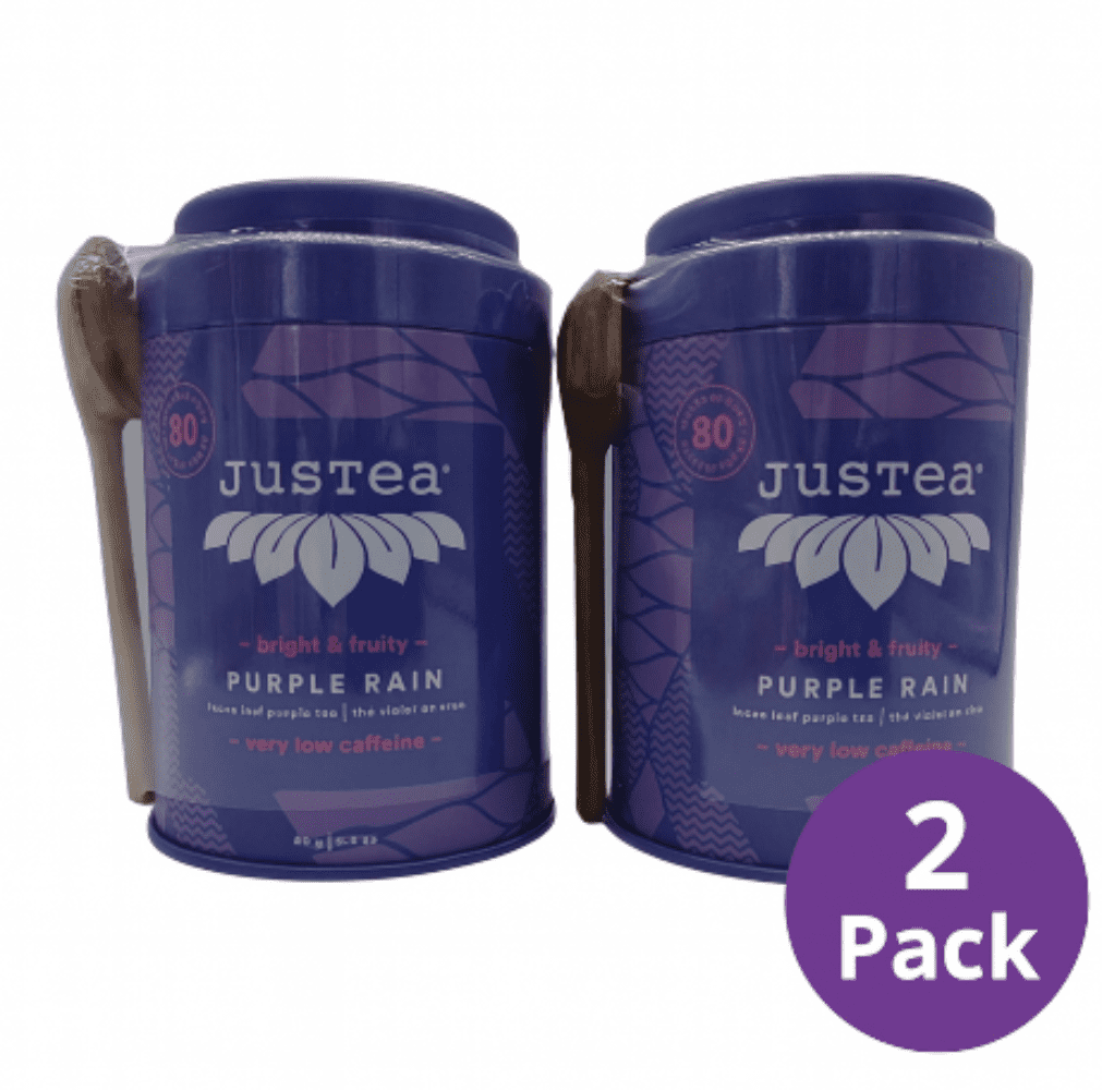 Purple Tea Extract JusTea Purple Rain Loose Leaf Purple Tea, Antioxidant-Rich Herbal Blend ...