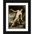 thumbnail image 1 of Jusepe de Ribera 18x24 Black Ornate Framed Double Matted Museum Art Print Titled: Saint Sebastian (1652), 1 of 5