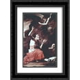 thumbnail image 1 of Jusepe de Ribera 2x Matted 18x24 Black Ornate Framed Art Print 'St. Jerome and the Angel of Judgement', 1 of 2