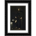 thumbnail image 1 of Jusepe de Ribera 2x Matted 20x24 Black Ornate Framed Art Print 'St. Roch', 1 of 2