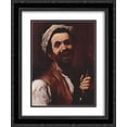 thumbnail image 1 of Jusepe de Ribera 2x Matted 20x24 Black Ornate Framed Art Print 'The drinker', 1 of 2