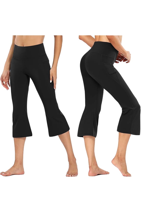 Athletic Pants for Women Yoga Pants Flare Capris Leggings Soft Elastic Yoga Pants