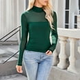 thumbnail image 1 of Juslio Blouses for Womens Shirts 3/4 Sleeve Button Tops V Neck Casual Blouses Green XXL, 1 of 4