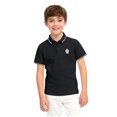 thumbnail image 1 of Juslio Boy Crown Pattern T Shirts Collar Pullover Casual, Short Sleeved Tops Comfortable Breathable Shirts Sizes 2-18, 1 of 5