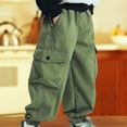 thumbnail image 1 of Juslio Boys Pants Pockets Stylish Work for Green, 1 of 6