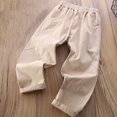 thumbnail image 1 of Juslio Boys Pants Solid Casual Summer Loose Thin Elastic Sports Work Mosquito Proof Air-conditioned Khaki, 1 of 3