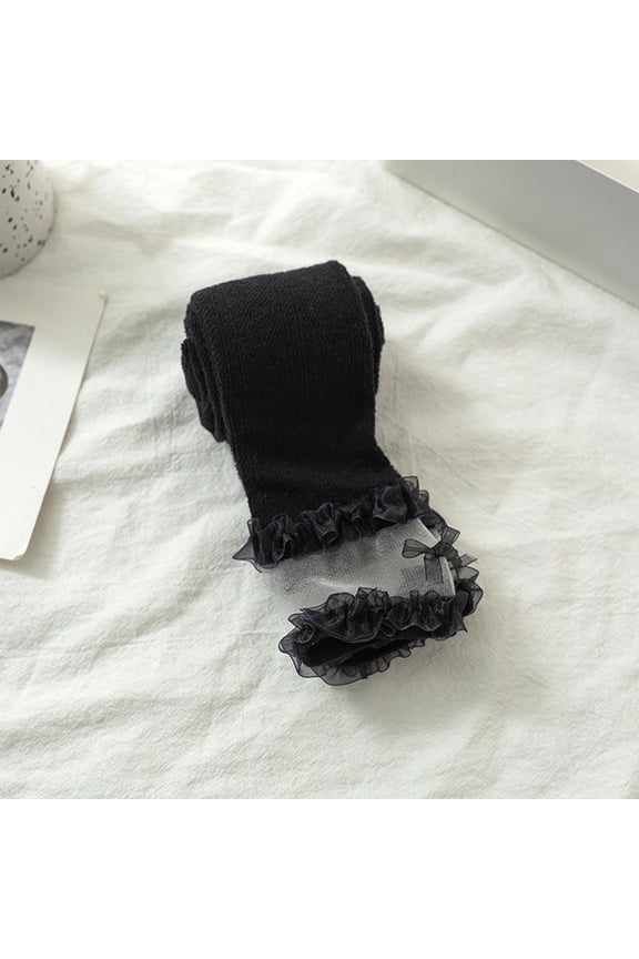 Boys Pants Summer Leggings Hollow Out Breathable Mosquito Proof Mesh Pantyhose Black