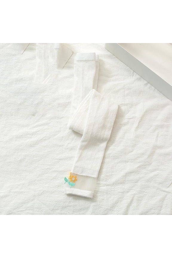 Boys Pants Summer Leggings Hollow Out Breathable Mosquito Proof Mesh Pantyhose White