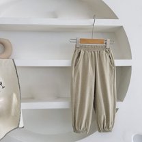 Juslio Boys Pants Toddler Kids Cute Leisure Trousers Beige