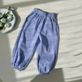 thumbnail image 1 of Juslio Boys Pants Toddler Kids Cute Leisure Trousers Blue, 1 of 4