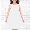 thumbnail image 1 of Juslio Dresses Girls Kids Clothes Sleeveless Print Little Girl Dresses 7 Years White, 1 of 3
