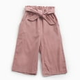 thumbnail image 1 of Juslio Girls Pants Casual Solid Corduroy Baby 's Small Medium-sized Wide Leg, 1 of 3