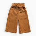 thumbnail image 1 of Juslio Girls Pants Solid Casual Corduroy Baby 's Small Medium-sized Wide Leg, 1 of 7
