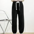 thumbnail image 1 of Juslio Girls Pants Solid Casual Summer Western Style Bottom Mosquito ProofThin Black, 1 of 5