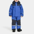 thumbnail image 1 of Juslio Girls Pants Unisex Child Casual Kids Boys Patchwork Siamese Snowsuits Ski Suits Jackets Winter Coat+ for 1-14 Years Blue, 1 of 9