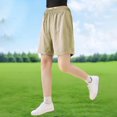 thumbnail image 1 of Juslio Girls Shorts Casual Elastic Waist Shorts Breathable Solid Shorts Sizes 9, 1 of 4