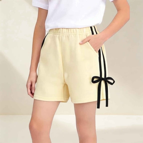 Juslio Girls Shorts Loose Comfortable Breathable Shorts for Kids Summer Bike Shorts Casual Shorts ,Sizes 6 Months
