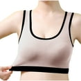 thumbnail image 1 of Juslio High Impact Sports Bras for Women Athletic Wirefree Breathable Solid Everyday Bras, 1 of 5