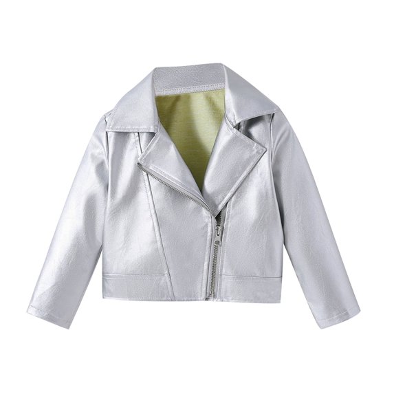 Juslio Kids Coats Boys Jackets Long Sleeve Crew Neck Unisex Kids Jacket Winter Warm Casual Coats
