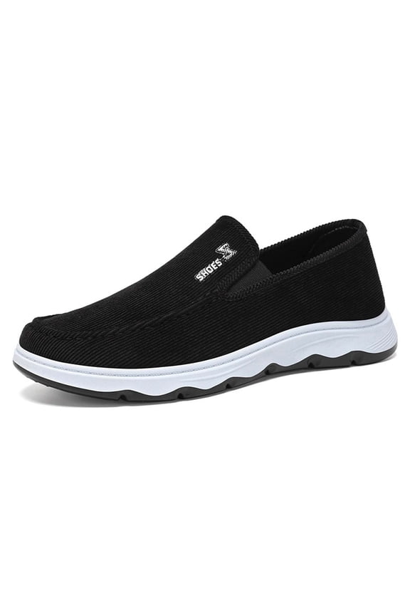 Men Shoes Men's Casual Fashion Slip-on Cloth Shoes With Soft Sole and Breathable
