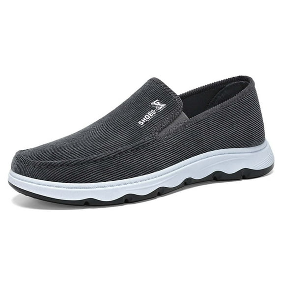 Juslio Men's Shoes Men's Casual Fashion Slip-on Cloth Shoes With Soft Sole and Breathable