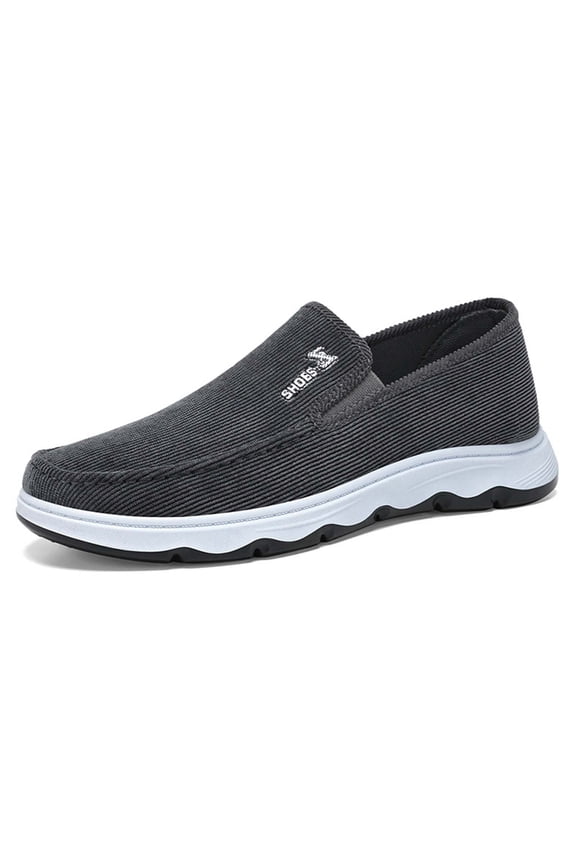 Men's Shoes Men's Casual Fashion Slip-on Cloth Shoes With Soft Sole and Breathable