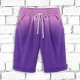 thumbnail image 1 of Juslio Men's Shorts Lace-up Solid Casual Pockets Loose Comfy Cotton Linen Mens Athletic Shorts, 1 of 3