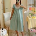 thumbnail image 1 of Juslio Nightgowns for Women Plus Size Lace Nightgowns for Women Comfortable Short Sleepshirts, 1 of 3