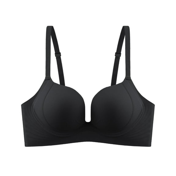 Juslio No Underwire Bra Push Up Bra Comfortable Breathable Sports Backless Bras for Women