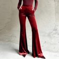 thumbnail image 1 of Juslio Pants for Women Casual Loose Elastic Waist Comfortable High Waist with Pockets Flare Wide Leg Pants, 1 of 7