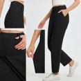 thumbnail image 1 of Juslio Pants for Women Comfortable Loose High Waist with Pockets High Elastic Straight Pants, 1 of 7